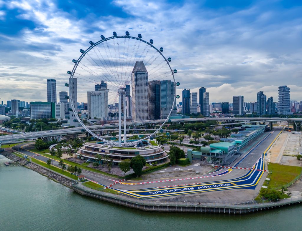 Ingressos para o Grande Prêmio de Singapura
